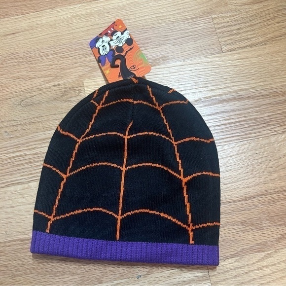 Disney Mickey Minnie Mouse Halloween Knit Hat NEW Mummy Web - Picture 3 of 3